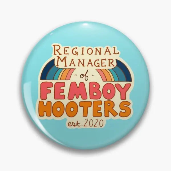 Femboy Goth Ihop Parody White Text Pride Flag Loves Ds Soft Button Pin Customizable Clothes Lapel Pin Fashion Badge