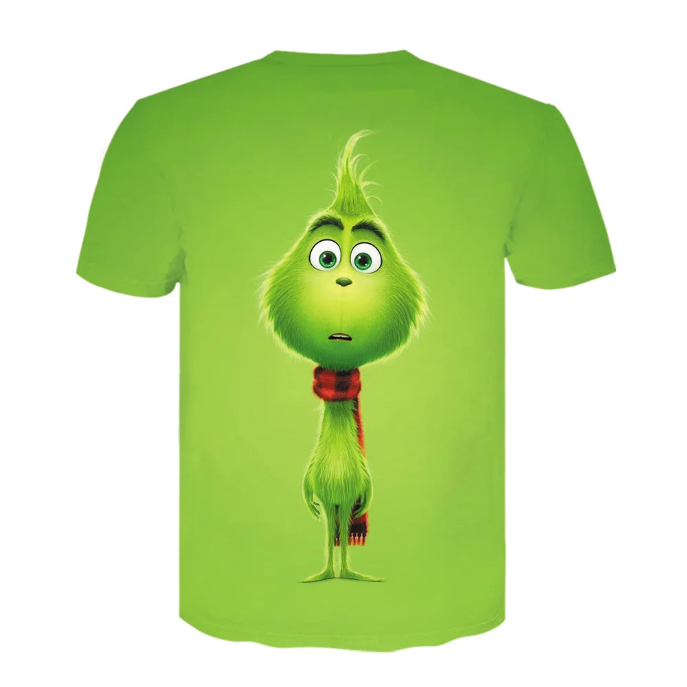 New summer men's T shirt Shrek 3d print funny t-shirts streetwear fashion hip hop round neck short-sleeved oversized t shirt