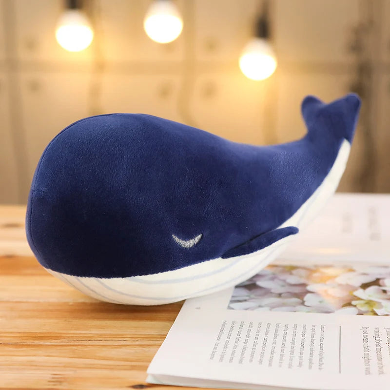 Super Soft Plush Toy Sea Animal Big Blue Whale Soft Toy Stuffed Animal Children's Birthday gift