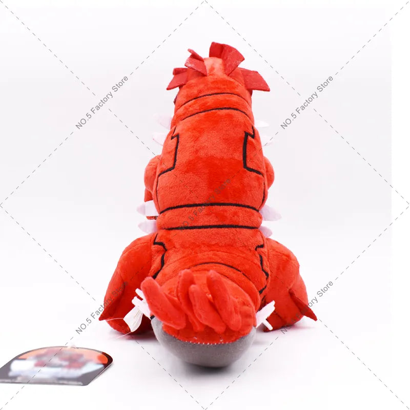 TAKARA TOMY Kawaii Pokemon Rayquaza VS Kyogre Groudon Plush Stuffed Animal PP Cotton Doll Toys for Children