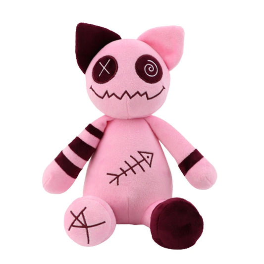 28cm Zombie Cat Plush Toy Kawaii Zombie Cat Stuffed Doll Soft Stuffed Animal Toy Plushie Gift Toy for Kids Girls Room Decor