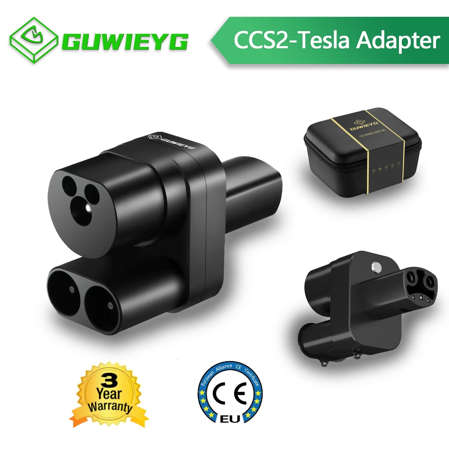 CCS2 To Tesla Electric Vehicle Car EV Charger Connector Convertor CCS2 To Tesla Adaptor