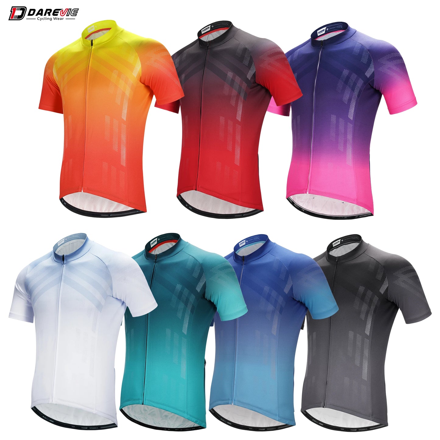 DAREVIE Women's Cycling Jersey 2023 Summer New Breathable Men's Cycling Jerseys Pro Team Summer Short Sleeve Cycling Clothing