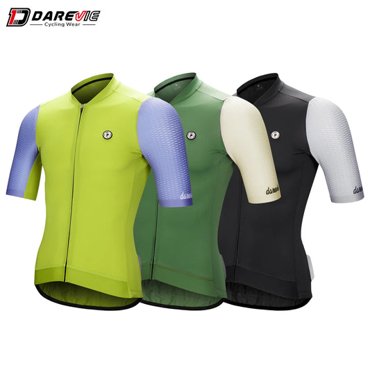 DAREVIE Italy Cycling Jersey Men Soft Women Summer Pro Team Breathable Men's Ciclismo Jersey Quick Dry Non-Slip Cycling Jersey